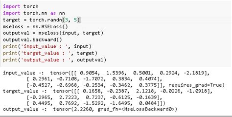 pytorch mseloss 计算公式.
